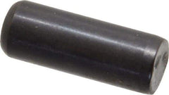 Holo-Krome - 3/8" Diam x 1" Pin Length Grade 8 Alloy Steel Standard Dowel Pin - Black Luster Finish, C 47-58 & C 60 (Surface) Hardness, 1 Beveled & 1 Rounded End - Makers Industrial Supply