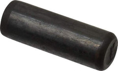 Holo-Krome - 7/16" Diam x 1-1/4" Pin Length Grade 8 Alloy Steel Standard Dowel Pin - Black Luster Finish, C 47-58 & C 60 (Surface) Hardness, 1 Beveled & 1 Rounded End - Makers Industrial Supply