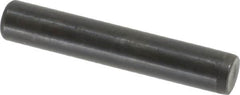 Holo-Krome - 7/16" Diam x 2-1/2" Pin Length Grade 8 Alloy Steel Standard Dowel Pin - Black Luster Finish, C 47-58 & C 60 (Surface) Hardness, 1 Beveled & 1 Rounded End - Makers Industrial Supply