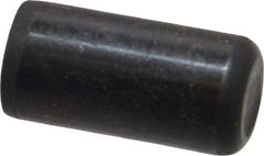 Holo-Krome - 1/2" Diam x 1" Pin Length Grade 8 Alloy Steel Standard Dowel Pin - Black Luster Finish, C 47-58 & C 60 (Surface) Hardness, 1 Beveled & 1 Rounded End - Makers Industrial Supply