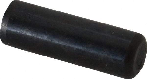 Holo-Krome - 1/2" Diam x 1-1/2" Pin Length Grade 8 Alloy Steel Standard Dowel Pin - Black Luster Finish, C 47-58 & C 60 (Surface) Hardness, 1 Beveled & 1 Rounded End - Makers Industrial Supply