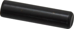 Holo-Krome - 1/2" Diam x 2" Pin Length Grade 8 Alloy Steel Standard Dowel Pin - Black Luster Finish, C 47-58 & C 60 (Surface) Hardness, 1 Beveled & 1 Rounded End - Makers Industrial Supply