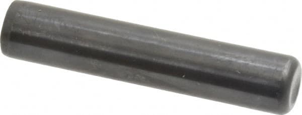 Holo-Krome - 1/2" Diam x 2-1/2" Pin Length Grade 8 Alloy Steel Standard Dowel Pin - Black Luster Finish, C 47-58 & C 60 (Surface) Hardness, 1 Beveled & 1 Rounded End - Makers Industrial Supply