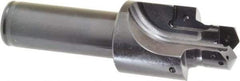 Allied Machine and Engineering - IS0 11926-1, SAE J1926-1/MS-16142 Standard, 3/4-16" Thread, 8 Tube Dash Number, 15° Porting Angle, 11/16" Pilot Diam, 3/4" Shank Diam, Indexable Spade Blade Insert Porting Tool - 2 Porting Inserts, 3.951" Overall Length - Makers Industrial Supply