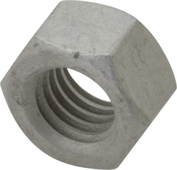 Armor Coat - 1/2-13 UNC Steel Right Hand Hex Nut - 3/4" Across Flats, 7/16" High, Armor Coat Finish - Makers Industrial Supply