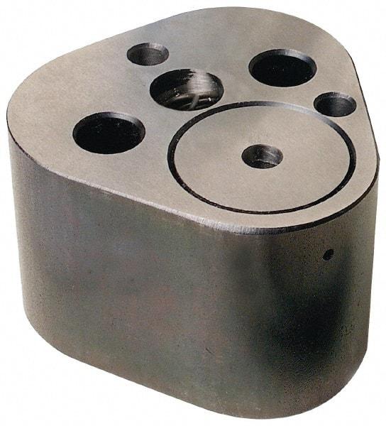 Dayton Lamina - 1/4" Shank Diam, 1-3/4" Base Length x 1.72" Base Width x 1-1/4" Base Height, 5/16-18 Thread, Alloy Steel Mold Punch Retainer - 1/8" Dowel Diam, 3/4" Length Between Dowel & Screw, 1-1/2" Thread Length, Ball Lock, Light Duty (LRT) Series - Makers Industrial Supply