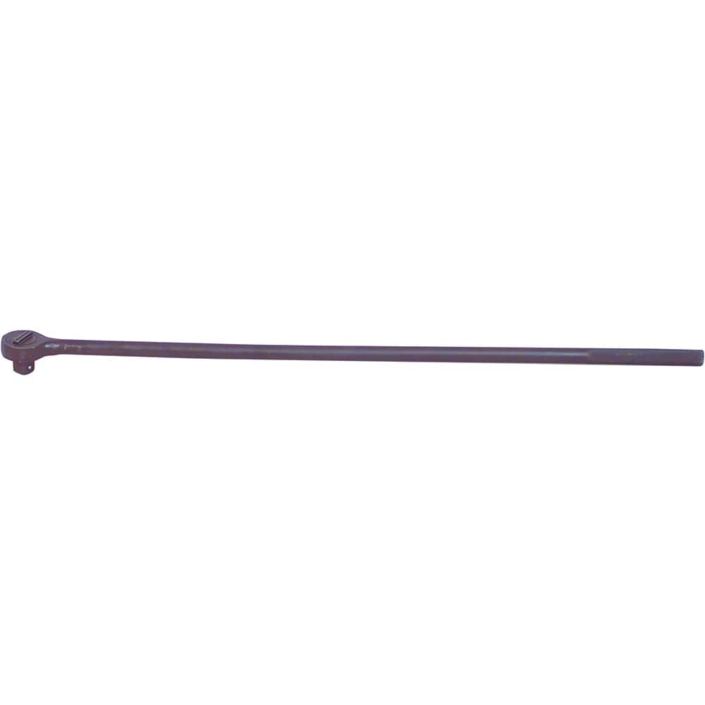 Wright Tool & Forge - Ratchets; Tool Type: Ratchet ; Drive Size (Inch): 1 ; Head Shape: Round ; Head Features: Reversible ; Finish/Coating: Black Industrial ; Overall Length (Inch): 42 - Exact Industrial Supply