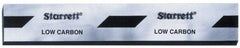 Starrett - 24 x 8 x 3/32 Inch, Type C1010, Low Carbon Steel Flat Stock - + 0.625 Inch Long Tolerance, + 0.000-0.005 Inch Wide Tolerance, +/- 0.001 Inch Thickness and Square Tolerance - Makers Industrial Supply