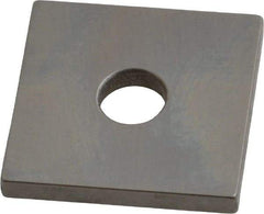 Mitutoyo - 0.115" Square Steel Gage Block - Accuracy Grade 0, Includes Certificate of Inspection - Makers Industrial Supply