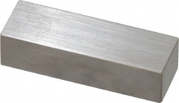 Mitutoyo - 0.45" Rectangular Steel Gage Block - Accuracy Grade AS-1, Includes Certificate of Inspection - Makers Industrial Supply