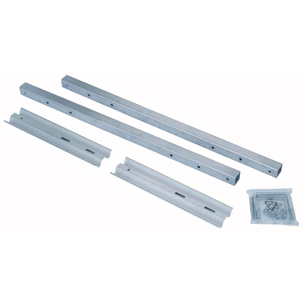 Werner - Scaffold Accessories; Section: Toeboard; Wide End Rail ; Length (Feet): 3.000 ; Height: 4.000000 - Exact Industrial Supply