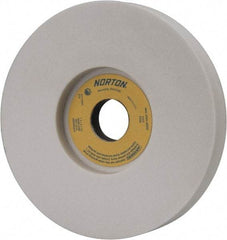 Norton - 7" Diam x 1-1/4" Hole x 1" Thick, J Hardness, 60 Grit Surface Grinding Wheel - Aluminum Oxide, Type 5, Medium Grade, 3,600 Max RPM, Vitrified Bond, One-Side Recess - Makers Industrial Supply