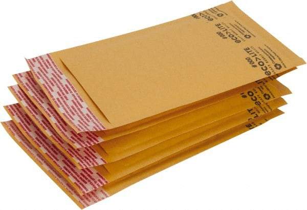 Made in USA - 8" Long x 4" Wide Peel-Off Self-Seal Jiffylite Bubble Cushioned Mailer - Makers Industrial Supply