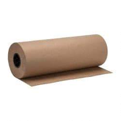 Made in USA - 900' Long x 24" Wide Roll of Recycled Kraft Paper - 8-1/2" OD, 40 Lb Paper Weight, 26 Lb per Roll - Makers Industrial Supply