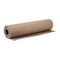 Made in USA - 900' Long x 36" Wide Roll of Recycled Kraft Paper - 8-1/2" OD, 40 Lb Paper Weight, 40 Lb per Roll - Makers Industrial Supply