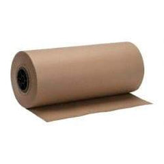 Made in USA - 720' Long x 18" Wide Roll of Recycled Kraft Paper - 8-1/2" OD, 50 Lb Paper Weight, 20 Lb per Roll - Makers Industrial Supply