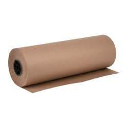 Made in USA - 720' Long x 24" Wide Roll of Recycled Kraft Paper - 8-1/2" OD, 50 Lb Paper Weight, 26 Lb per Roll - Makers Industrial Supply