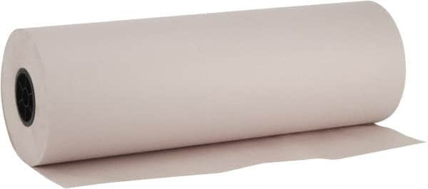 Made in USA - 1,695' Long x 24" Wide Roll of White Newsprint Paper - 30 Lb Paper Weight - Makers Industrial Supply