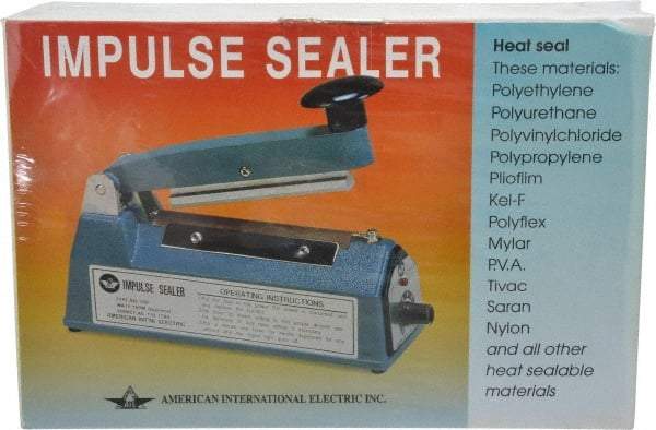 Value Collection - 4" Max Seal, 4 mil Thick, Table Top Thermal Impulse Sealer - 160 Watts - Makers Industrial Supply