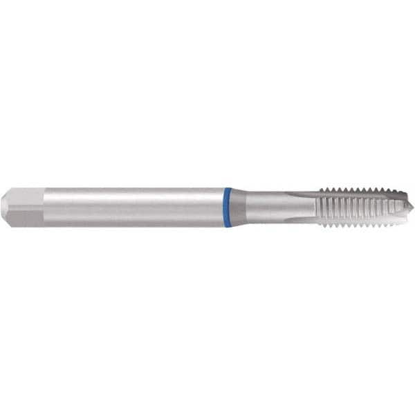 Emuge - M5x0.80 Metric Coarse, 3 Flutes, Plug Chamfer, Nitride Finish, Cobalt, Spiral Point STI Tap - Makers Industrial Supply