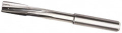 Chucking Reamer: 0.315″ Dia, 3.5827″ OAL, 0.6299″ Flute Length, Straight Shank, Solid Carbide 6 Flute, RH