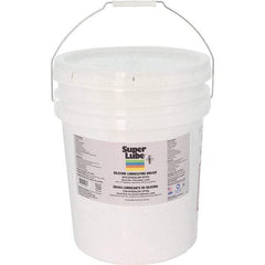 Synco Chemical - 30 Lb Pail Silicone General Purpose Grease - Translucent White/Gray, Food Grade, 500°F Max Temp, NLGIG 2, - Makers Industrial Supply