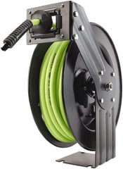 Legacy - 50' Spring Retractable Hose Reel - 300 psi, Hose Included - Makers Industrial Supply