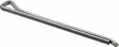 Made in USA - 3/16" Diam x 3" Long Hammerlock Cotter Pin - Grade 2, Zinc-Plated, Steel - Makers Industrial Supply