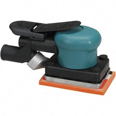 Dynabrade - 10,000 OPM, 13 CFM Air Consumption, Palm Air Orbital Sander - Rectangular Pad, 1/4 NPT Inlet - Makers Industrial Supply