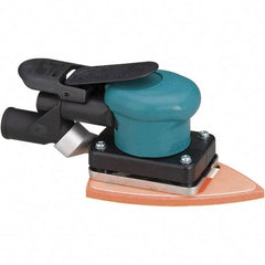 Dynabrade - 10,000 OPM, 13 CFM Air Consumption, Palm Air Orbital Sander - Rectangular Pad, 1/4 NPT Inlet - Makers Industrial Supply