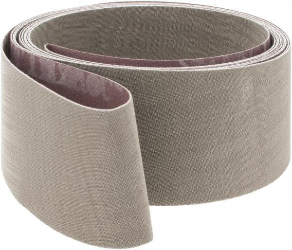 3M - 2" Wide x 132" OAL, 16 Trizact Grit, Aluminum Oxide Abrasive Belt - Aluminum Oxide, Super Fine, Coated, JE Weighted Cloth Backing, Series 307EA - Makers Industrial Supply