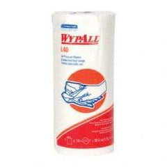 WypAll - L40 Dry General Purpose Wipes - Small Roll, 11" x 11" Sheet Size, White - Makers Industrial Supply