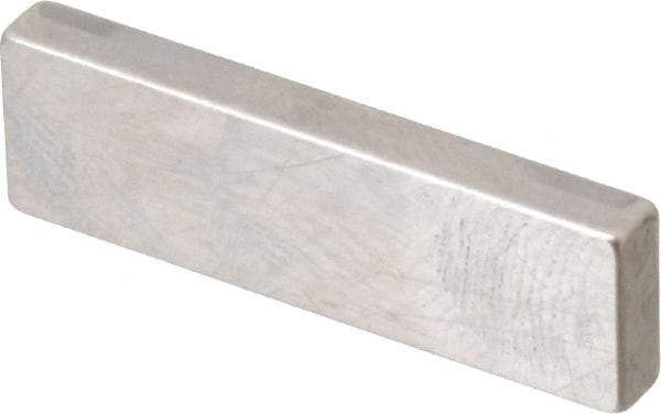 Mitutoyo - 0.131" Rectangular Steel Gage Block - Accuracy Grade 0, Includes Certificate of Inspection - Makers Industrial Supply