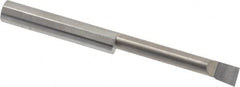 Accupro - 0.32" Min Bore Diam, 2" Max Bore Depth, 3/8 Shank Diam, Boring Bar - Left Hand Cut, Solid Carbide, Bright Finish - Exact Industrial Supply