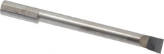 Accupro - 0.36" Min Bore Diam, 3" Max Bore Depth, 3/8 Shank Diam, Boring Bar - Left Hand Cut, Solid Carbide, Bright Finish - Exact Industrial Supply