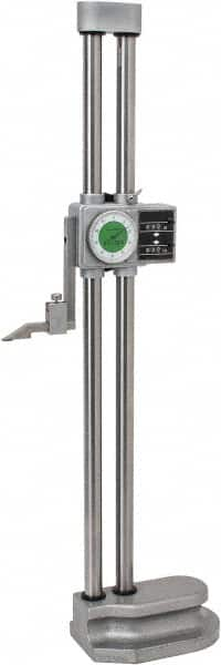 Value Collection - 20" Dial Height Gage - 0.001" Graduation, Accurate to 0.002", Dial and Counter Display - Makers Industrial Supply