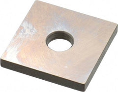 Mitutoyo - 0.128" Square Steel Gage Block - Accuracy Grade 0, Includes Certificate of Inspection - Makers Industrial Supply