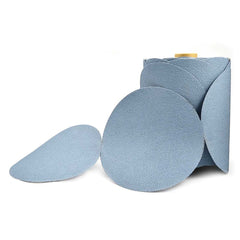 Superior Abrasives - Adhesive-Backed/PSA Discs; Disc Diameter (Inch): 6 ; Abrasive Material: Aluminum Oxide ; Grit: 220 ; Tooling Compatibility: Orbital Sanders ; Backing Material: Paper ; Disc Color: Light Blue - Exact Industrial Supply