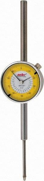 Value Collection - 2" Range, 0-100 Dial Reading, 0.001" Graduation Dial Drop Indicator - 2-9/32" Dial, Revolution Counter - Makers Industrial Supply