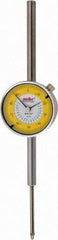 Value Collection - 2" Range, 0-100 Dial Reading, 0.001" Graduation Dial Drop Indicator - 2-9/32" Dial, Revolution Counter - Makers Industrial Supply