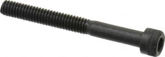 Made in USA - #6-40 UNF Hex Socket Drive, Socket Cap Screw - Alloy Steel, Black Oxide Finish, Partially Threaded, 1-1/4" Length Under Head - Makers Industrial Supply