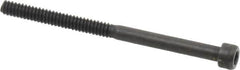 Holo-Krome - #6-32 UNC Hex Socket Drive, Socket Cap Screw - Alloy Steel, Black Oxide Finish, Partially Threaded, 2" Length Under Head - Makers Industrial Supply