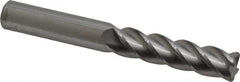 Accupro - 1/2", 4 Flute, Single End, Solid Carbide, 0.06" Corner Radius End Mill - 4" OAL, 40° Helix, Right Hand Flute, 2" LOC, Right Hand Cut - Makers Industrial Supply