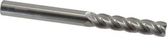 Accupro - 3/8", 4 Flute, Single End, Solid Carbide, 0.02" Corner Radius End Mill - 4" OAL, 40° Helix, Right Hand Flute, 1-3/4" LOC, Right Hand Cut - Makers Industrial Supply