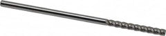 Accupro - 1/8", 4 Flute, Single End, Solid Carbide, 0.02" Corner Radius End Mill - 3" OAL, 40° Helix, Right Hand Flute, 1" LOC, Right Hand Cut - Makers Industrial Supply