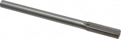 Interstate - 0.658" High Speed Steel Chucking Reamer - Straight Flute, 9/16" Straight Shank, 2-1/4" Flute Length, 9" OAL - Makers Industrial Supply