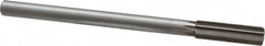 Interstate - 0.665" High Speed Steel Chucking Reamer - Straight Flute, 9/16" Straight Shank, 2-1/4" Flute Length, 9" OAL - Makers Industrial Supply