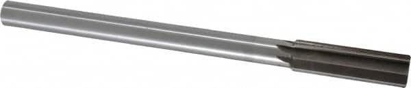 Interstate - 0.753" High Speed Steel Chucking Reamer - Straight Flute, 5/8" Straight Shank, 2-1/2" Flute Length, 9-1/2" OAL - Makers Industrial Supply