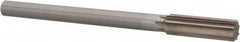 Interstate - 0.763" High Speed Steel Chucking Reamer - Straight Flute, 5/8" Straight Shank, 2-1/2" Flute Length, 9-1/2" OAL - Makers Industrial Supply