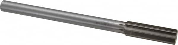 Interstate - 0.785" High Speed Steel Chucking Reamer - Straight Flute, 5/8" Straight Shank, 2-1/2" Flute Length, 9-1/2" OAL - Makers Industrial Supply